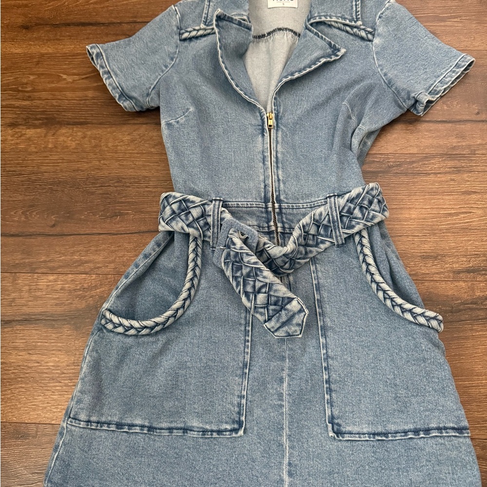 Show Me Your MuMu Outlaw Denim dress